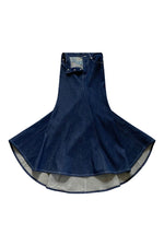 Load image into Gallery viewer, Long Denim Fishtail Skirt
