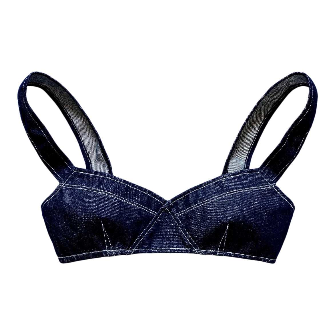 Denim Bra Top
