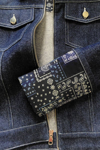 Deep Cuff Jean Jacket Dark