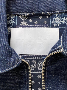Deep Cuff Jean Jacket Dark