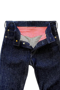 Gingham Selvedge Cuff Jean