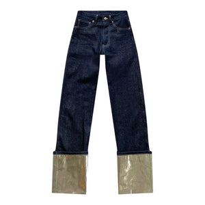 Silver Cuff Jeans