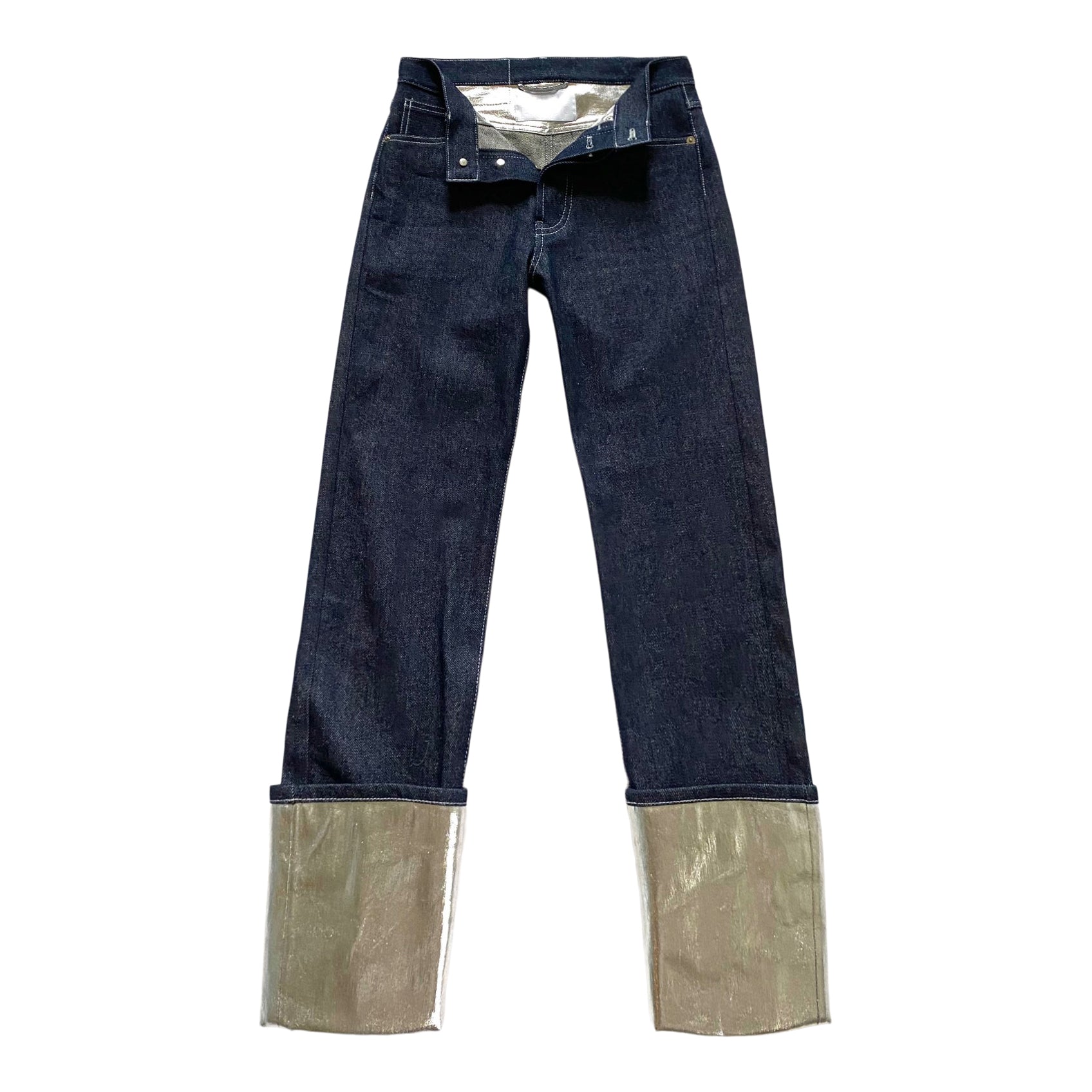 Silver Cuff Jeans