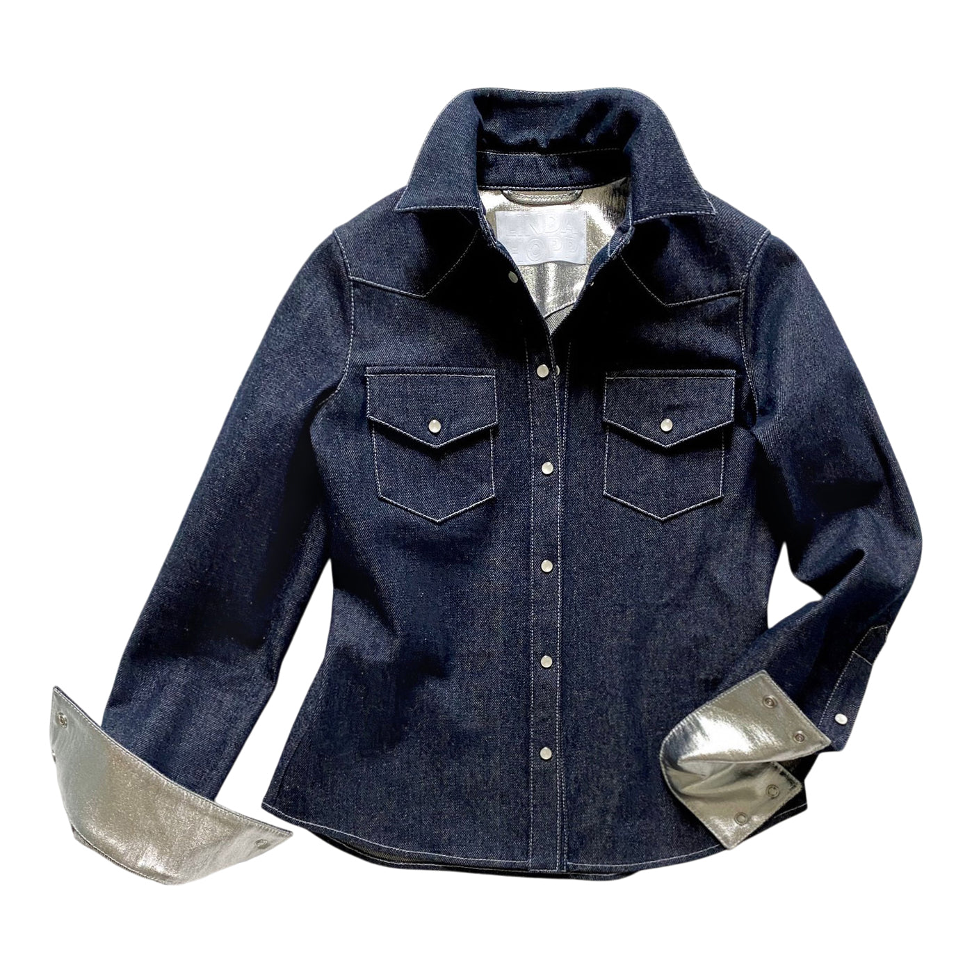 Silver Denim Shirt
