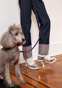 Gingham Selvedge Cuff Jean